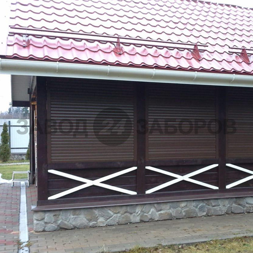 Рольставни для беседки
